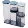 image:imageJoseph Joseph Editions Podium 5piece food storage container set BPA free  BlueBlue