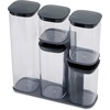image:imageJoseph Joseph Editions Podium 5piece food storage container set BPA free  BlueGrey
