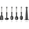 image:imageJoseph Joseph Elevate 5piece Silicone Kitchen Utensils Carousel BPA Free Heat Resistant Non Stick Utensil Set Weighted Stainless Steel HandlesUtensils Set