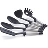 image:imageJoseph Joseph Elevate 5piece Silicone Kitchen Utensils Carousel BPA Free Heat Resistant Non Stick Utensil Set Weighted Stainless Steel HandlesUtensils Set