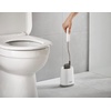 image:imageJoseph Joseph Flex Lite Silicone Toilet Brush with Slimline Holder Set Flexible Head drip AntiClog deep Clean  GrayWhiteGrayWhite