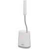 image:imageJoseph Joseph Flex Lite Silicone Toilet Brush with Slimline Holder Set Flexible Head drip AntiClog deep Clean  GrayWhiteGrayWhite