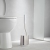 image:imageJoseph Joseph Flex Lite Silicone Toilet Brush with Slimline Holder Set Flexible Head drip AntiClog deep Clean  Stainless Steel1 Count Pack of 1