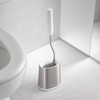 image:imageJoseph Joseph Flex Lite Silicone Toilet Brush with Slimline Holder Set Flexible Head drip AntiClog deep Clean  Stainless Steel1 Count Pack of 1