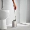image:imageJoseph Joseph Flex Lite Silicone Toilet Brush with Slimline Holder Set Flexible Head drip AntiClog deep Clean  Stainless Steel1 Count Pack of 1