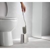 image:imageJoseph Joseph Flex Lite Silicone Toilet Brush with Slimline Holder Set Flexible Head drip AntiClog deep Clean  Stainless Steel2 pack