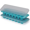 image:imageJoseph Joseph Flow  Easyfill Icecube Tray with Lid Stackable Large 14 cube capacity 2pack Blue2Pack