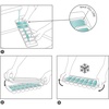 image:imageJoseph Joseph Flow  Easyfill Icecube Tray with Lid Stackable Large 14 cube capacity 2pack BlueSingle