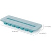 image:imageJoseph Joseph Flow  Easyfill Icecube Tray with Lid Stackable Large 14 cube capacity 2pack BlueSingle