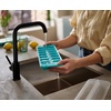 image:imageJoseph Joseph Flow  Easyfill Icecube Tray with Lid Stackable Large 14 cube capacity 2pack BlueSingle