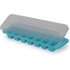 image:imageJoseph Joseph Flow  Easyfill Icecube Tray with Lid Stackable Large 14 cube capacity 2pack BlueSingle