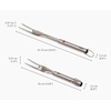 image:imageJoseph Joseph GrillOut 2piece Stainless Steel BBQ Utensil Set Turner amp Tongs Retractable Hfor compact storage Easyclean3 piece