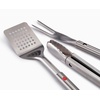 image:imageJoseph Joseph GrillOut 2piece Stainless Steel BBQ Utensil Set Turner amp Tongs Retractable Hfor compact storage Easyclean3 piece