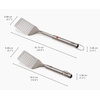 image:imageJoseph Joseph GrillOut 2piece Stainless Steel BBQ Utensil Set Turner amp Tongs Retractable Hfor compact storage Easyclean3 piece