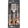 image:imageJoseph Joseph GrillOut 2piece Stainless Steel BBQ Utensil Set Turner amp Tongs Retractable Hfor compact storage Easyclean3 piece