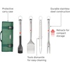 image:imageJoseph Joseph GrillOut 2piece Stainless Steel BBQ Utensil Set Turner amp Tongs Retractable Hfor compact storage Easyclean5 piece