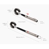 image:imageJoseph Joseph GrillOut Stainless Steel BBQ Turner Tongs 2in1 with Retractable Head for Compact Storage EasycleanCleaning Brush