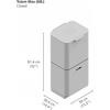 image:imageJoseph Joseph Intelligent Totem Compact Waste Separation amp Recycling UnitGraphite 40 Liter106 GallonStone