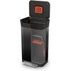 image:imageJoseph Joseph Intelligent Waste Titan Trash Can Compactor with Odor Filter Compacts up to 3x trash 30L79 Gallons Stainless SteelBlack