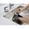 image:imageJoseph Joseph Palm Scrub Refillable Soap Dispensing Cleaning Washing Up Kitchen Brush with Storage Stand Holder GreyGray