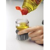 image:imageJoseph Joseph Palm Scrub Refillable Soap Dispensing Cleaning Washing Up Kitchen Brush with Storage Stand Holder GreyGray