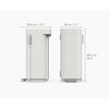 image:imageJoseph Joseph Porta 40L Convenient Pedal Bin Trash Can Concrete GreyGrey