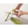 image:imageJoseph Joseph PowerGrip Kitchen Shears Scissors with Thumb Grip and Herb Stripper Separates for Cleaning Japanese StainlessSteel WhiteGreenHerb Stripper