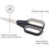 image:imageJoseph Joseph PowerGrip Kitchen Shears Scissors with Thumb Grip and Herb Stripper Separates for Cleaning Japanese StainlessSteel WhiteGreenTraditional