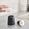 image:imageJoseph Joseph Presto StainlessSteel Hygienic EasyPush Soap Dispenser with Wide Pump WhiteGray