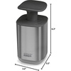 image:imageJoseph Joseph Presto StainlessSteel Hygienic EasyPush Soap Dispenser with Wide Pump WhiteStainless Steel