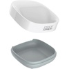image:imageJoseph Joseph Slim StainlessSteel Compact Soap Dish with Drain OneSize Stainless SteelGreyWhite