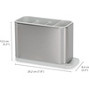 image:imageJoseph Joseph Surface Kitchen Sink Silverware Drainer Utensil Cutlery and Kitchen Gadgets Holder with Draining Base Stainless Steel Gray