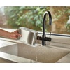 image:imageJoseph Joseph Surface Kitchen Sink Silverware Drainer Utensil Cutlery and Kitchen Gadgets Holder with Draining Base Stainless Steel Gray