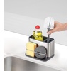 image:imageJoseph Joseph Surface Stainless Steel Caddy Sink Area Organizer and Sponge Holder GrayGrey