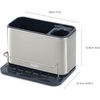 image:imageJoseph Joseph Surface Stainless Steel Caddy Sink Area Organizer and Sponge Holder GrayGrey