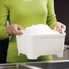 image:imageJoseph Joseph Wash amp Drain Kitchen Dish Tub Wash Basin with Handles and Draining Plug 9 liters23 Gallons WhiteGreenWhiteGreen