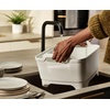 image:imageJoseph Joseph Wash amp Drain Kitchen Dish Tub Wash Basin with Handles and Draining Plug 9 liters23 GallonsStone