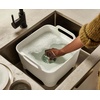 image:imageJoseph Joseph Wash amp Drain Kitchen Dish Tub Wash Basin with Handles and Draining Plug 9 liters23 GallonsStone