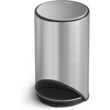image:imageJoseph Joseph Arc 30L79 Slimline Pedal Bin with Easy Push Pedal Liner Pocket Odor Seal SoftClose Lid FingerprintProof Removable Inner Bucket Stainless SteelStainless Steel