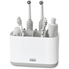 image:imageJoseph Joseph EasyStore  Toothbrush and Toothpaste Holder Caddy Bathroom Storage Countertop Organizer Large GreyWhiteGray