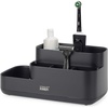 image:imageJoseph Joseph EasyStore Bathroom Storage Caddy Toothbrush and Toothpaste Organiser for Bathroom Accessories Matt Finish EcruBlack