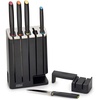 image:imageJoseph Joseph Elevate Kitchen Knives 5Piece Set Japanese Stainless Steel Slimline Bamboo Knife BlockPlastic