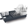 image:imageJoseph Joseph Extend Expandable Dish Drainer Rack with Removable Flatware Holder Swivel Draining Spout  StoneSage GreenGray