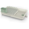 image:imageJoseph Joseph Extend Expandable Dish Drainer Rack with Removable Flatware Holder Swivel Draining Spout  StoneSage GreenLight StoneSage