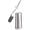 image:imageJoseph Joseph Flex Hygienic Silicone Toilet Brush with Slim Holder Set Flexible Antidrip AntiClog Deep Clean Head  GrayWhiteStainless Steel