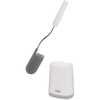 image:imageJoseph Joseph Flex Lite Silicone Toilet Brush with Slimline Holder Set Flexible Head drip AntiClog deep Clean  GrayWhiteGrayWhite