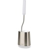 image:imageJoseph Joseph Flex Lite Silicone Toilet Brush with Slimline Holder Set Flexible Head drip AntiClog deep Clean  Stainless Steel1 Count Pack of 1