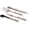 image:imageJoseph Joseph GrillOut 2piece Stainless Steel BBQ Utensil Set Turner amp Tongs Retractable Hfor compact storage Easyclean5 piece