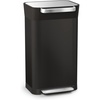 image:imageJoseph Joseph Intelligent Waste Titan Trash Can Compactor with Odor Filter Compacts up to 3x trash 30L79 Gallons Stainless SteelBlack