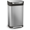 image:imageJoseph Joseph Intelligent Waste Titan Trash Can Compactor with Odor Filter Compacts up to 3x trash 30L79 Gallons Stainless SteelStainless Steel
